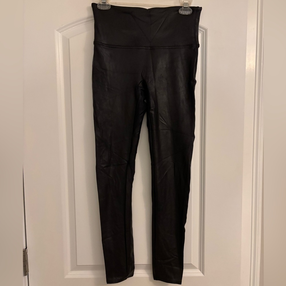 SPANX Faux Leather Leggings